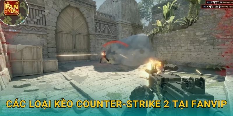 Các loại kèo Counter-Strike 2 tại Fanvip